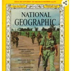 Vintage 1965 National Geographic Magazine